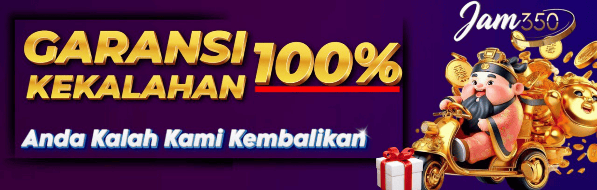 GARANSI KEKALAHAN 100%